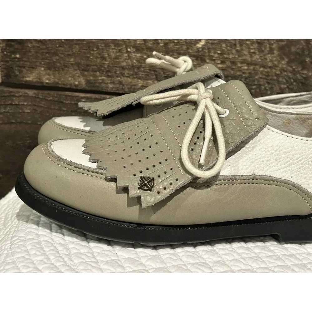 Eastland Women's Golf Shoes‎ NAPLES WHITE W/MOSS  6.5 #1055L